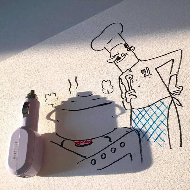 그림자를 이용한 드로잉 | 인스티즈