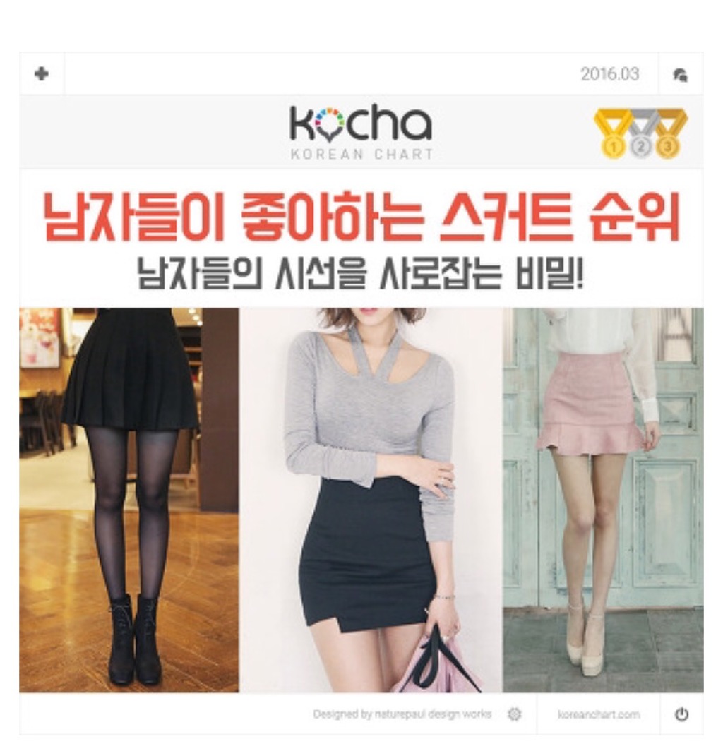 남자들이 좋아하는 여자 치마 순위 BEST8 | 인스티즈
