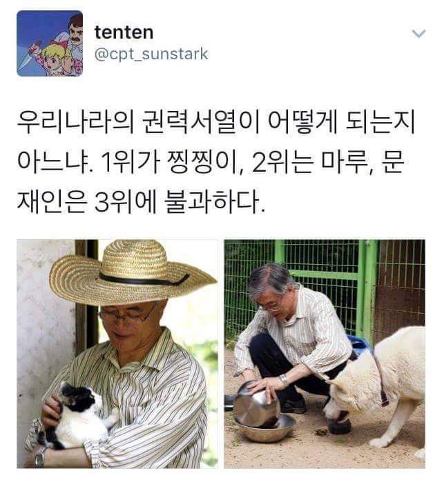 우리나라 권력서열이 어떻게 되는지 아느냐? | 인스티즈