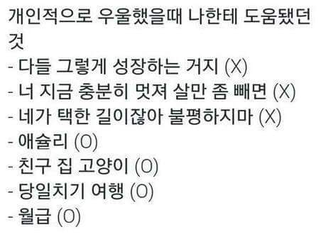 우울할때 실질적으로 도움되는 것.jpg | 인스티즈