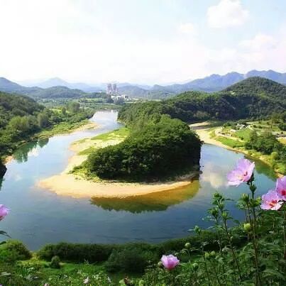 한반도 지형 이미지