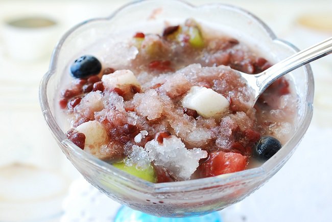 빙수의 기본 과일팥빙수 | 인스티즈
