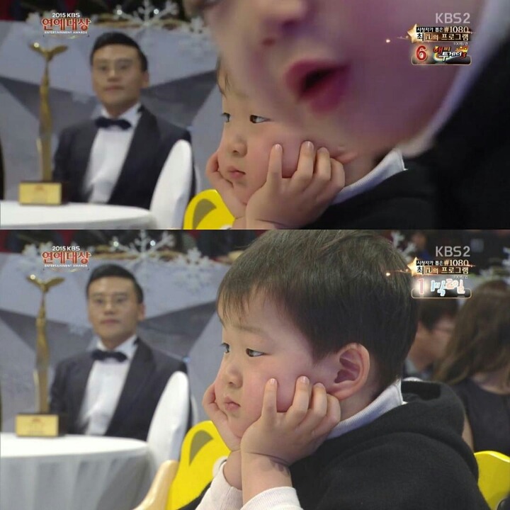 연예대상을 참석한 삼둥이 관람태도 | 인스티즈