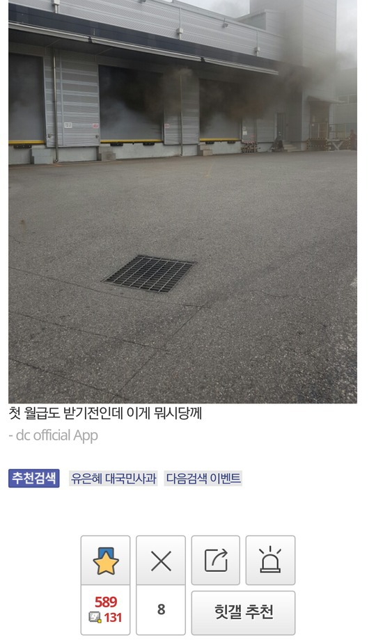 오늘자 실검...백수 된 디씨인.jpg | 인스티즈