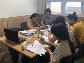 8월 한국어 정규반 1단계, 2단계