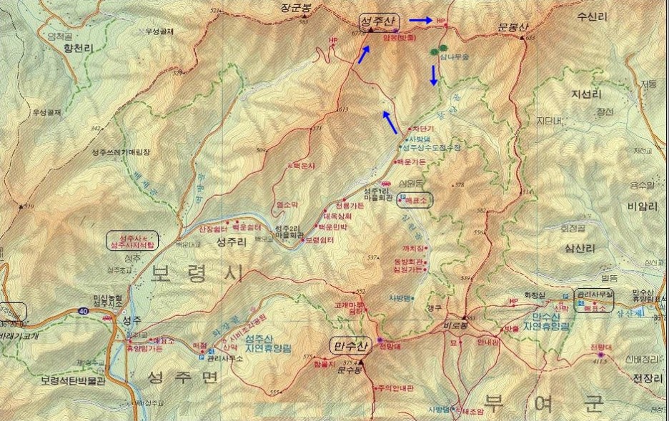 성주산 이미지