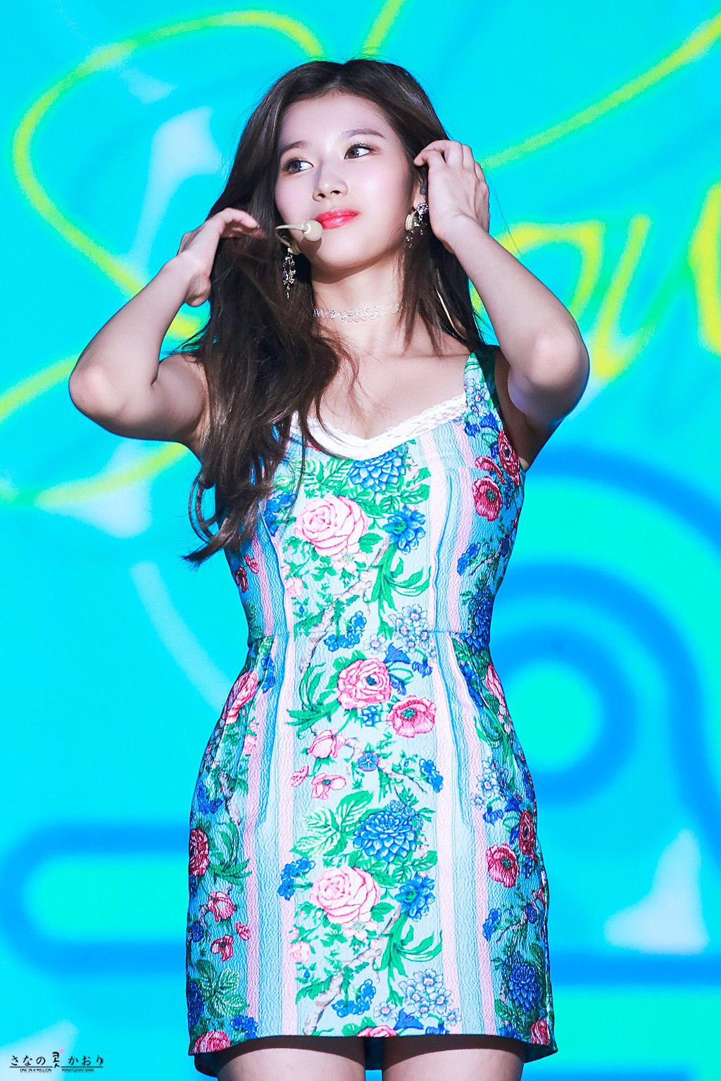 180723 트와이스 사나 - DTNA + What is love ? + Likey 울산 음악중심 | 인스티즈