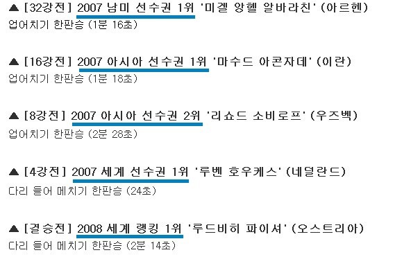 대한민국 유도 국가대표 최민호 코치의 선수시절 괴력 | 인스티즈