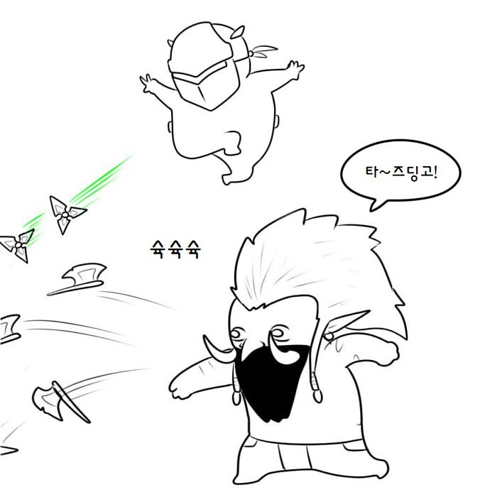 한조가 히오스에서 친구를 사귀는 만화 | 인스티즈